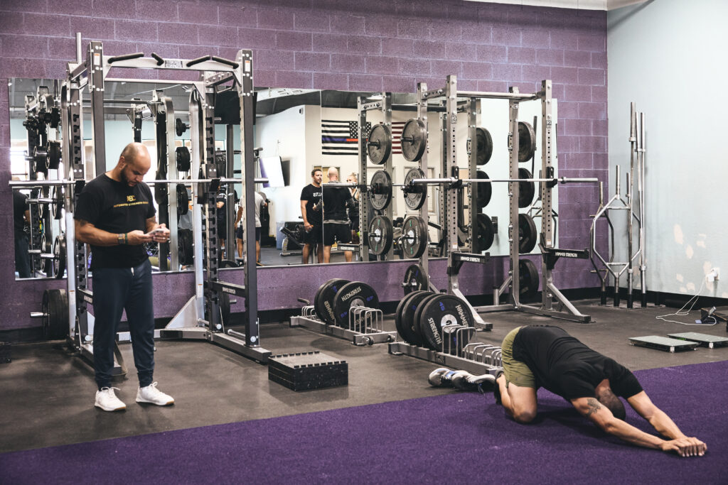 Open training space at ALTIS Fitness community gym in Phoenix