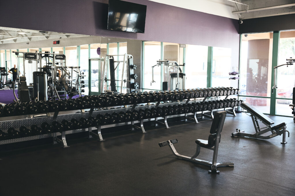 Weightlifting training at ALTIS Fitness gym in Phoenix AZ